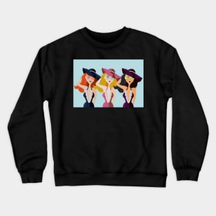 Beach Ladies Crewneck Sweatshirt